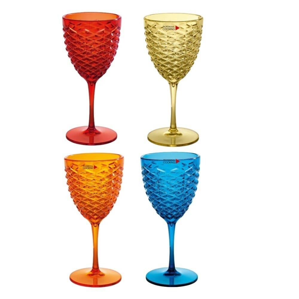 Brandani Summer set 4 bicchieri colorati - Cose da Casa by Ediltutto srl