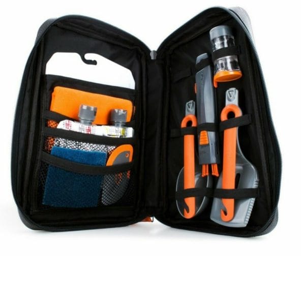 Kit gourmet outdoor set 11 pezzi cucina campeggio in nylon