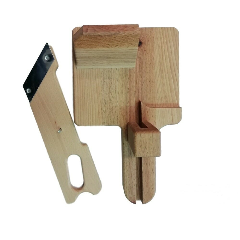 GHIGLIOTTINA AFFETTA SALAME in legno  Affettatrice manuale taglia salame  (N0h) EUR 48,79 - PicClick IT