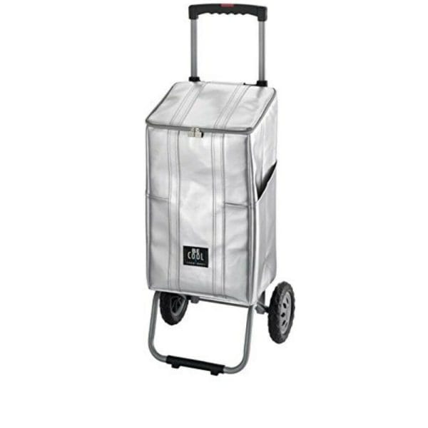 Be Cool borsa frigo termica argento modello trolley con ruote - Professional Cooking