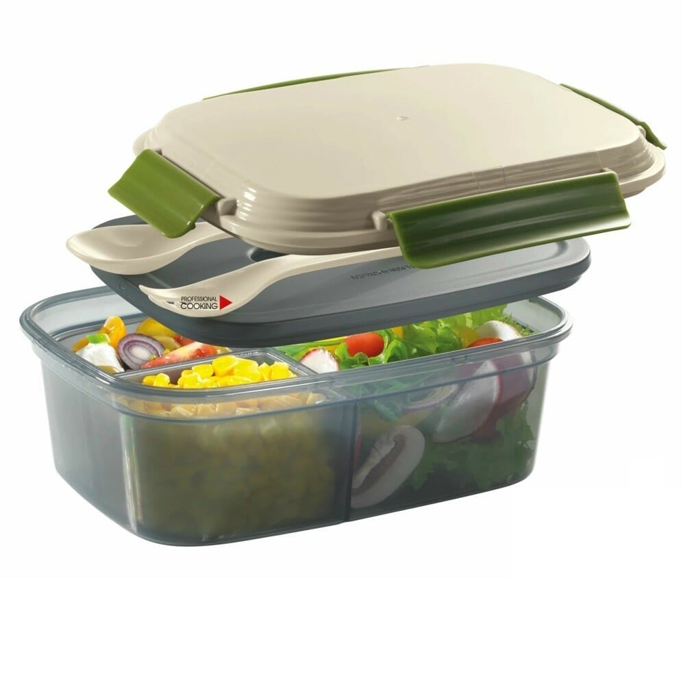 Cilio Lunch Box Contenitore Termico Con Inserti E Posate Lt.1.25