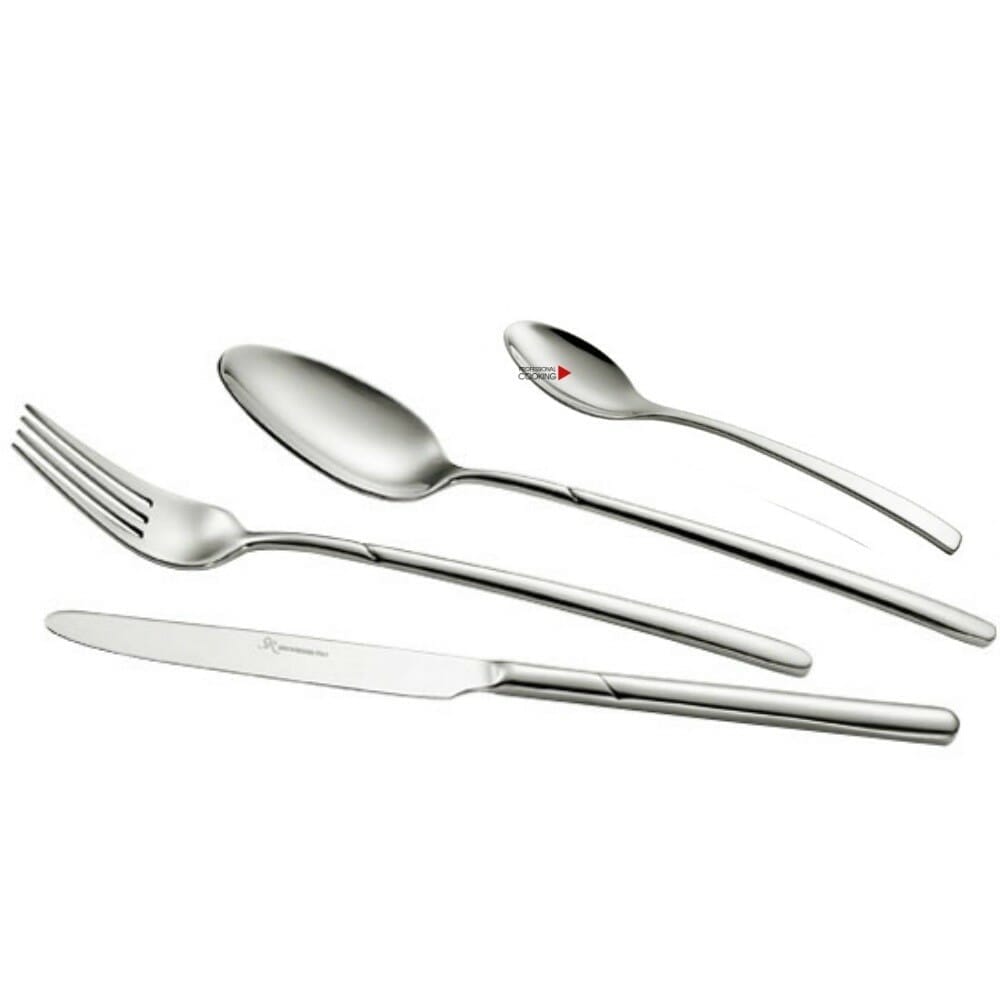 Posateria Eme Set 6 Coltelli Bistecca Seghettati Tavola Inox 18/10