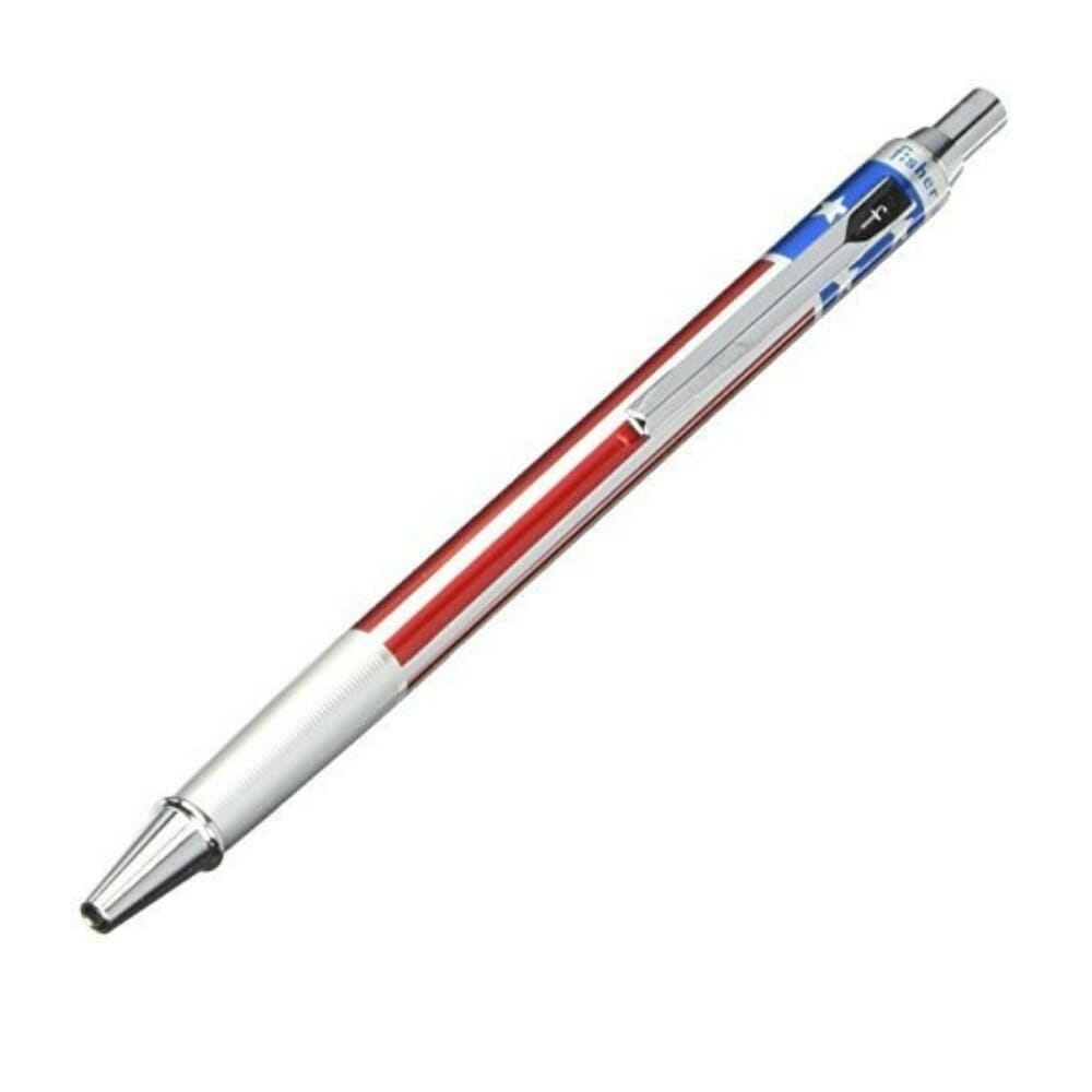 Fisher-Pen-Penna-Sfera-Professionale-Bandiera-Americana-Luna-Tecmologia-Avanzata