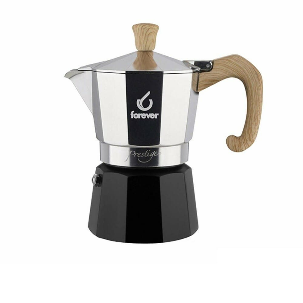 Forever Caffettiera In Alluminio Pesante Mod. Miss Moka Prestige Woddy  Online - Consegna 48 Ore - Resi Gratuiti - Professional Cooking