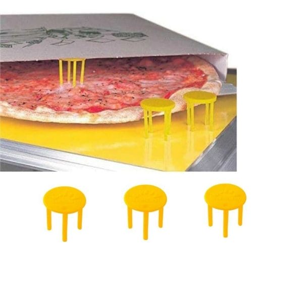 Lilly Codroipo set 250 distanziatori per uso alimentare per pizza asporto cm.5x4 - Professional Cooking