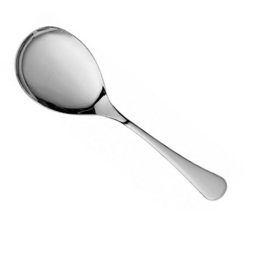 colore: argento utensili da cucina con manico ovale e cucchiaio KADAX Cucchiaio da portata in acciaio inox grande da 33 cm lavabile in lavastoviglie cucchiaio da portata per riso patate 