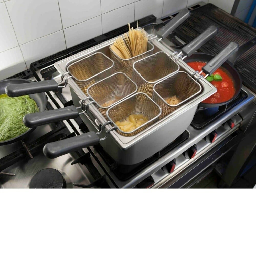 Pintinox Cuocipasta Pentola Grande Coperchio E 6 Settori Inox Fondo  Induzione Online - Consegna 48 Ore - Resi Gratuiti - Professional Cooking