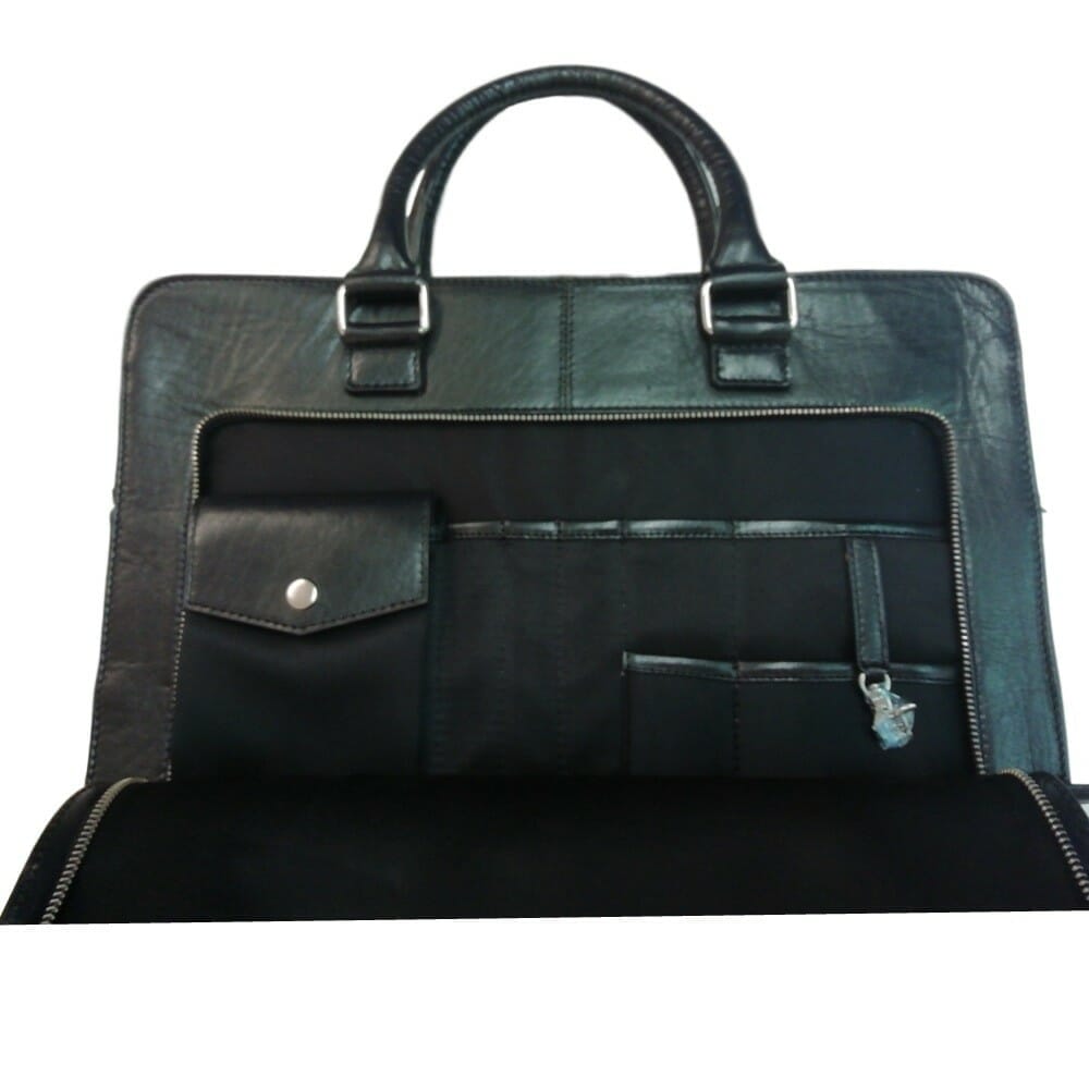 Borsa in pelle porta on sale pc